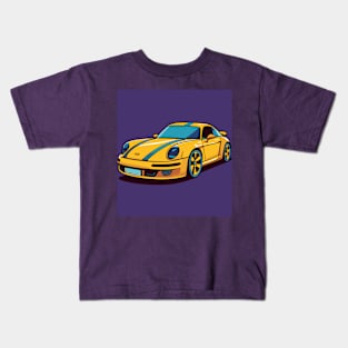 Vintage Car Lover Kids T-Shirt